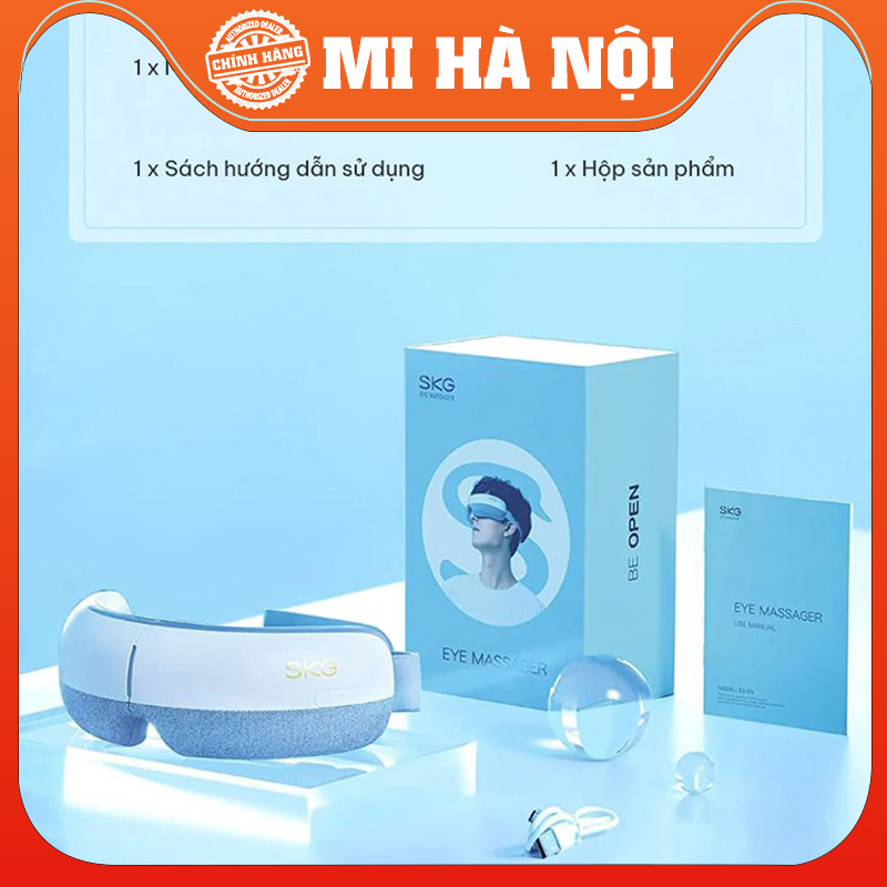 Máy Massage Mắt SKG E3 giúp làm giảm đau mỏi thâm quầng mắt hàng chính hãng