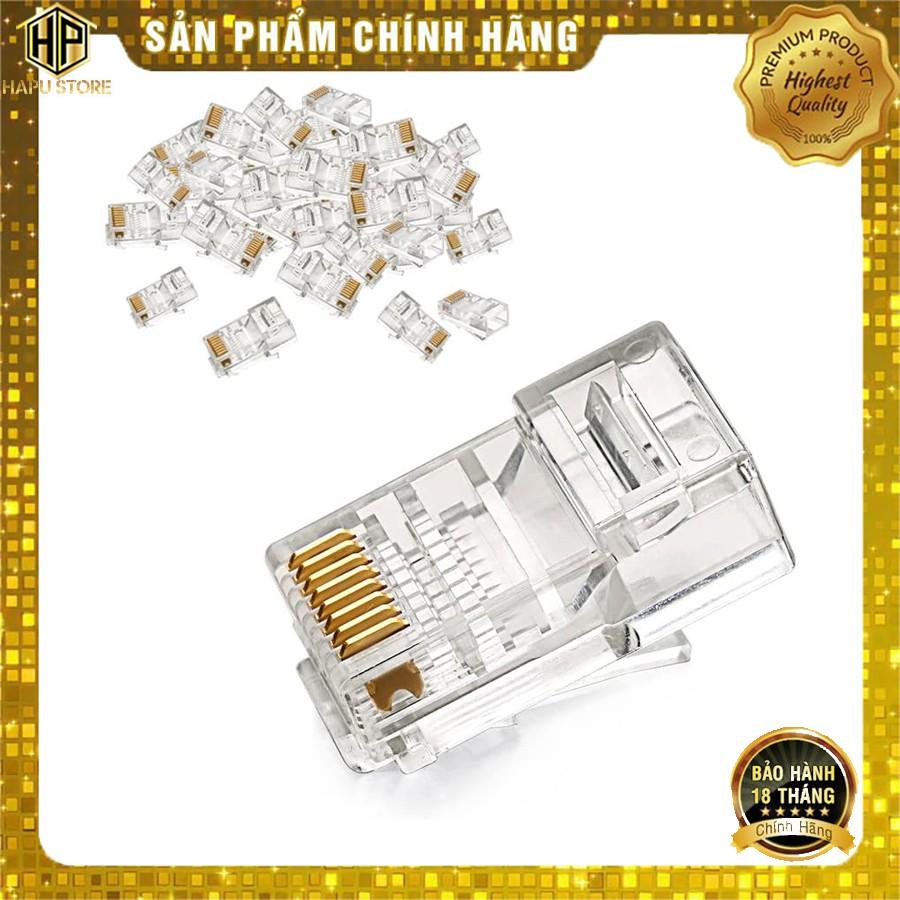 Hộp 50 chiếc hạt mạng RJ45 Ugreen 20331 chuẩn CAT5 chính hãng - Hàng Chính Hãng