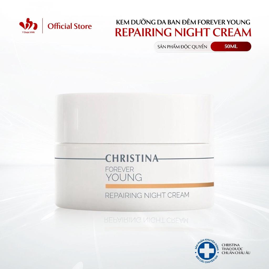 Kem Dưỡng Da Ban Đêm Forever Young Repairing Night Cream CHRISTINA Hỗ Trợ Bổ Sung Collagen, Chống Lão Hóa Da 50ml