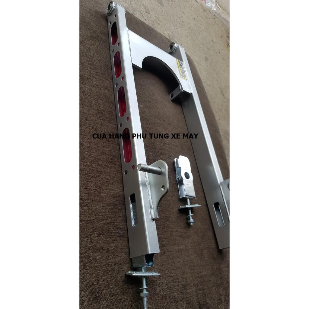 Gấp xe Dream phay lổ 50cm kèm pát tăng sên