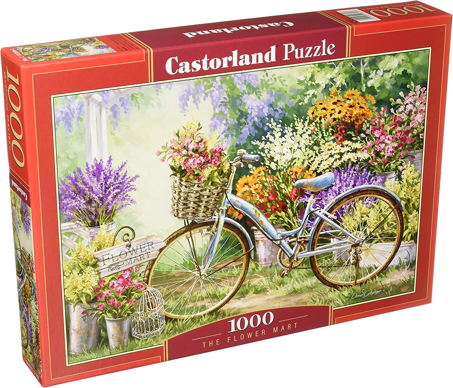 Xếp hình puzzle The Flower Mart 1000 mảnh CASTORLAND C-103898