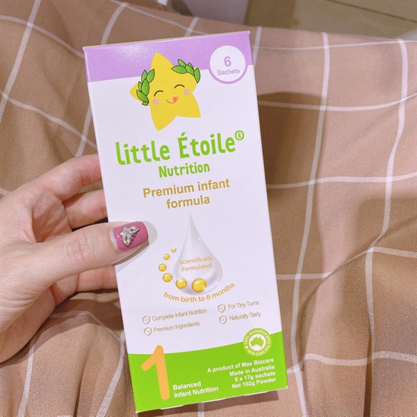 Sữa bột ngôi sao nhỏ Little Étoile số 1 dạng gói 102g