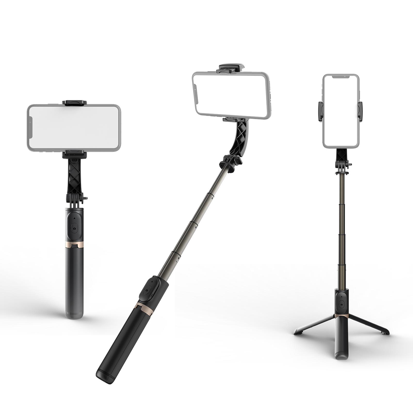 Gậy Gimbal chụp ảnh tự sướng không dây có thể mở rộng với Điều khiển từ xa có thể tháo rời