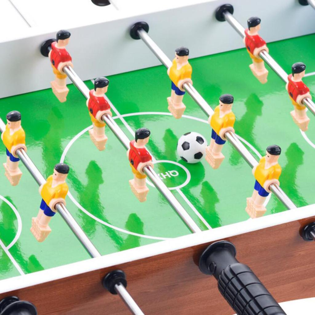 Wooden Soccer Table Game W/Footballs For Kids, Adults Game Room Arcades