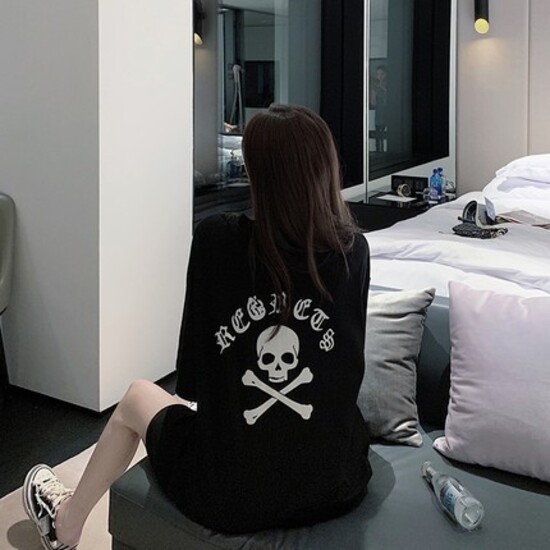 Áo Thun Nam Phản Quang In hình ĐẦU LÂU , áo chất, đi đêm, đi phượt bao ngầu, nhìn đã mắt