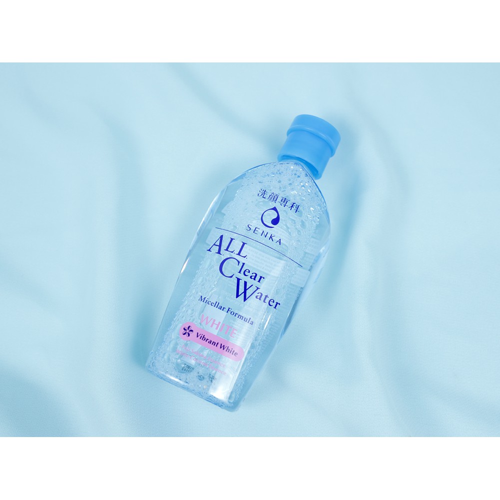 Nước Tẩy Trang Senka Micellar Dưỡng Trắng All Clear Water Micellar Formual White 230ml