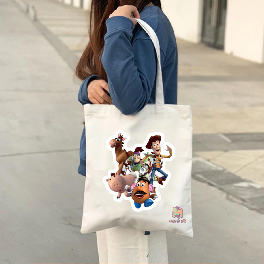 Túi Tote in hình chủ đề Toy story