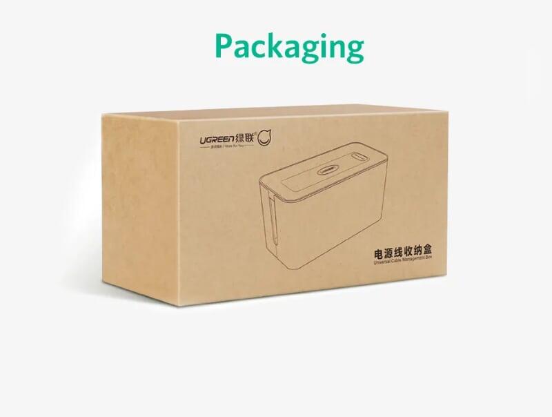 Ugreen UG30397LP110TK Size S 27X12X13CM Màu Trắng Hộp đựng ổ cắm điện tiện lợi - HÀNG CHÍNH HÃNG