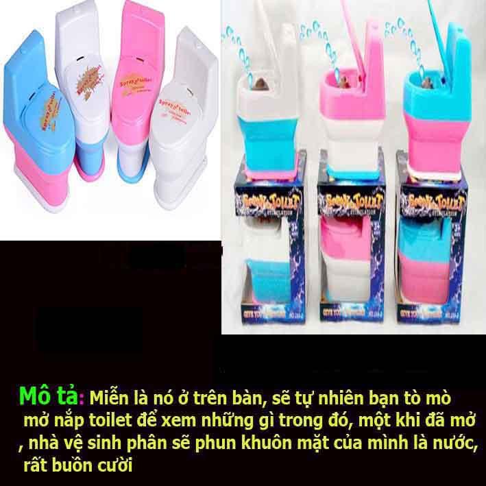Đồ chơi phun nước hình thùng rác độc đáo dành cho trẻ em nhà vệ sinh phân phun nước siêu troll và chơi khăm bạn bè