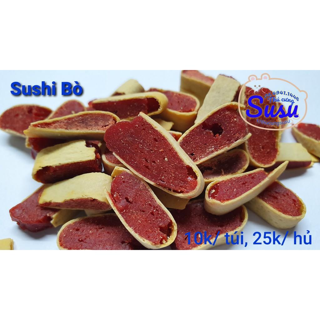 Bò cuộn Sushi cho Hamster, Nhím, sóc