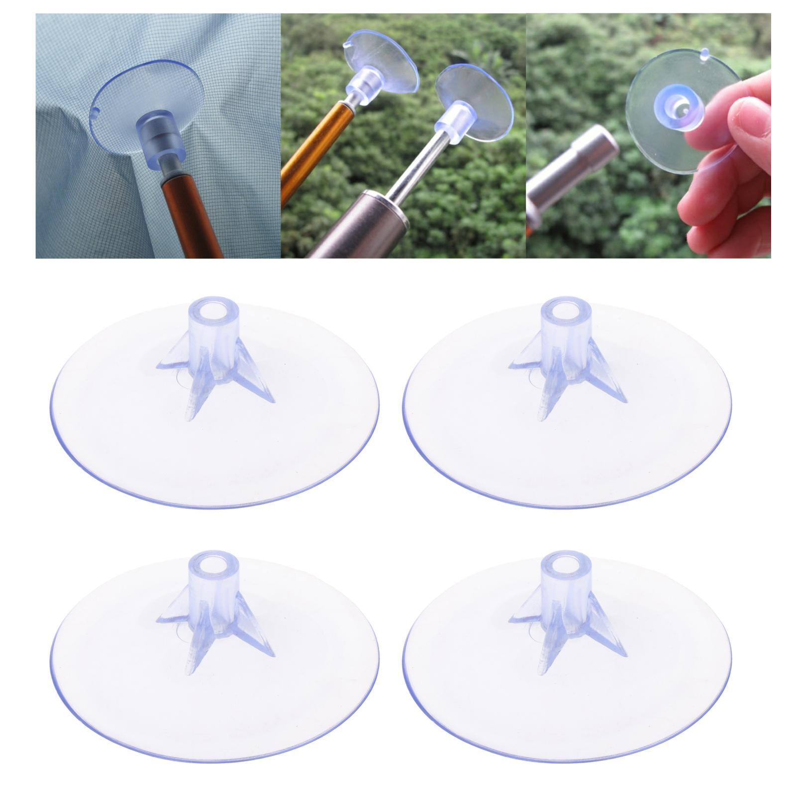 4 Pieces Tent Pole Cover Top Caps Replacement Tips Stab-Resistant for Canopy Pole Camping