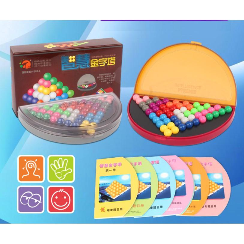 Puzzlia 638 Câu đố viên bi xếp hình kim tự tháp