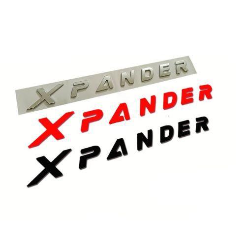 TEM LOGO CHỮ NỖI XPANDER DÁN XE Ô TÔ - tem kim loại trang trí xe hơi