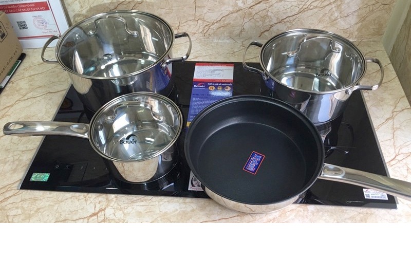 Bộ nồi chảo từ Bauer Wave