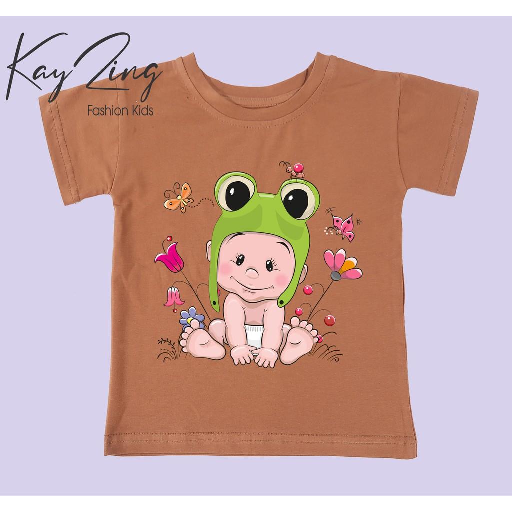 Áo thun trẻ em nam cotton 100% các màu : Mã 044