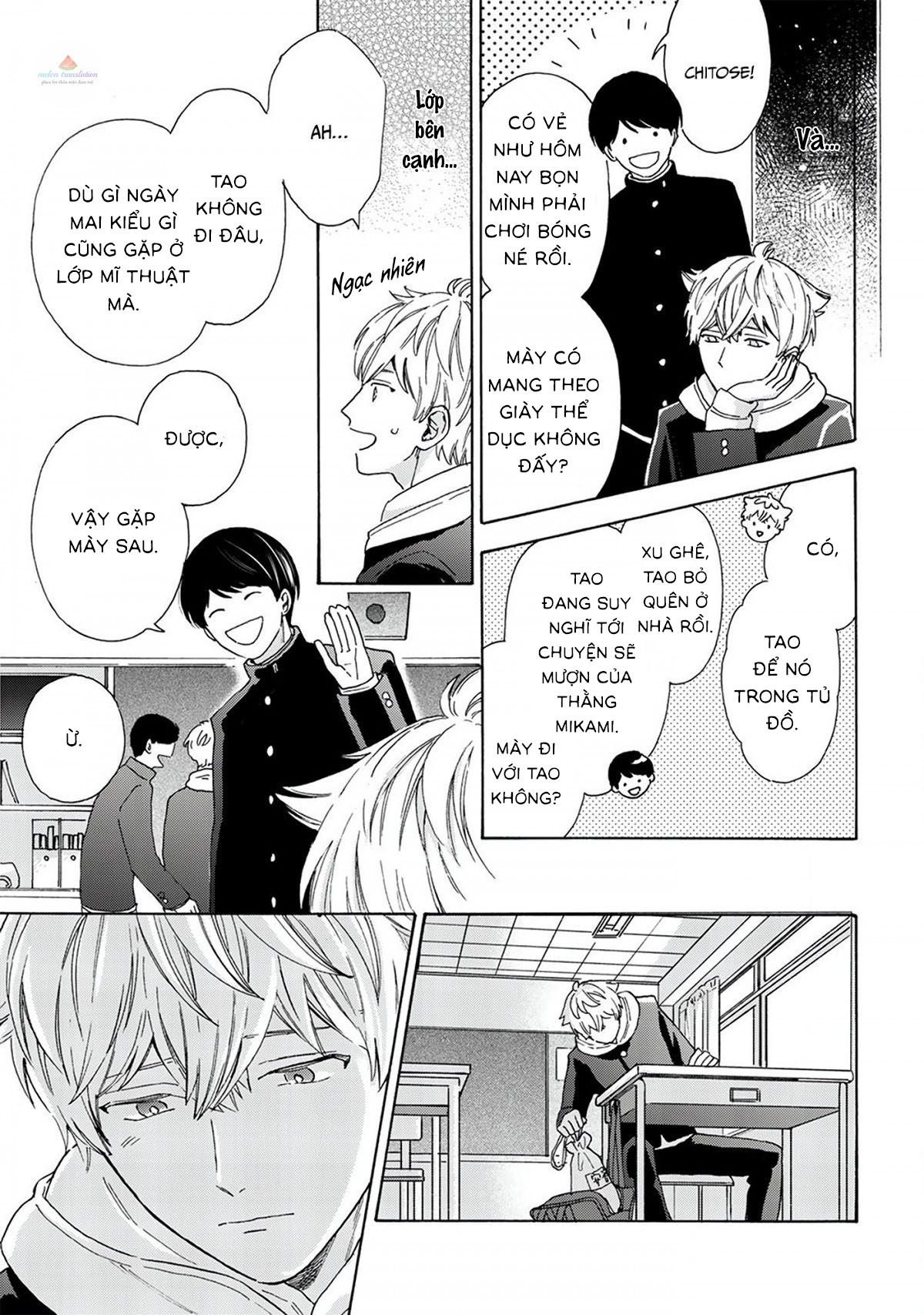 ngôi sao hạng nhất được vẽ bằng nụ hôn chapter 3 5