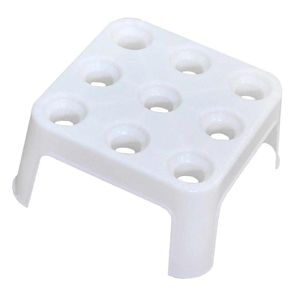 Giá Phơi Chai Rượu 9 Ngăn Bằng Nhựa Thực Phẩm HDPE Tiện Lợi