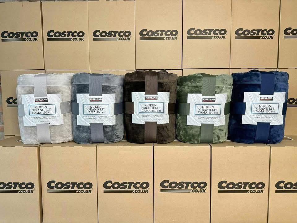 Chăn Queen Lông Cừu Kirkland - Size Queen: 2,48x2,33m (3,3kg) hàng chính hãng