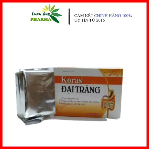Gói Uống KORAS ĐẠI TRÀNG - Hỗ Trợ Giảm Triệu Chứng Của Viêm Đại Tràng- Rối Loạn Tiêu Hóa