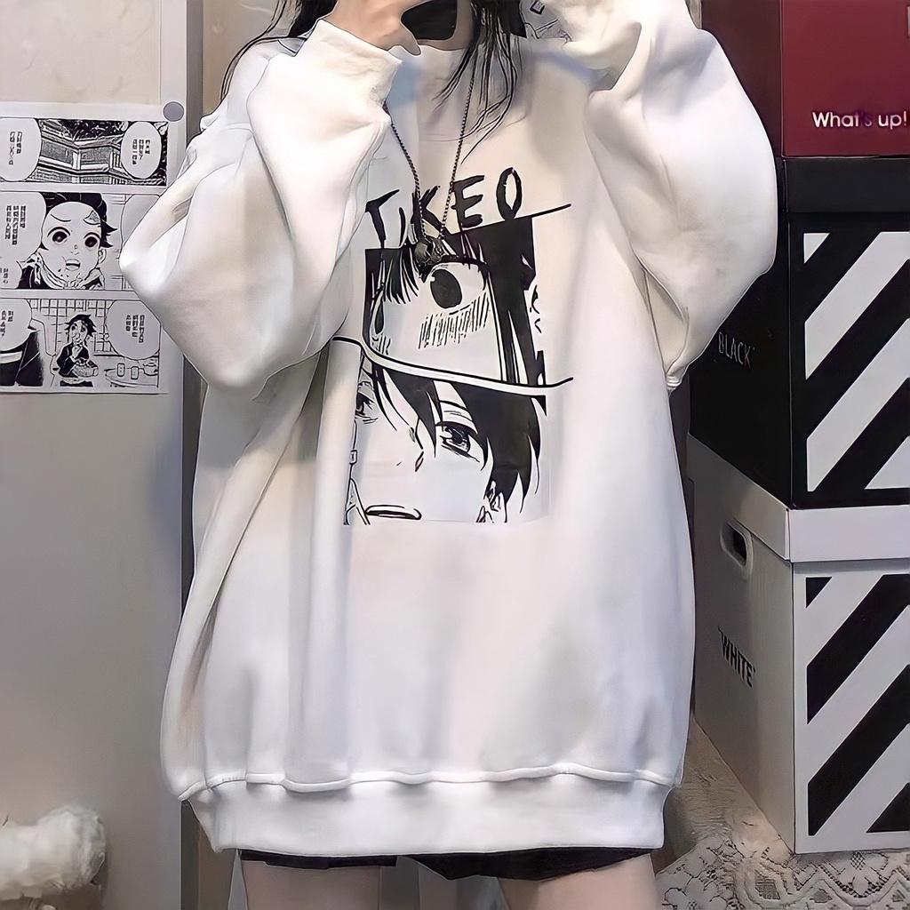 Áo Hoodie Nỉ Unisex Nam Nữ In Hình Anime TIKKEO