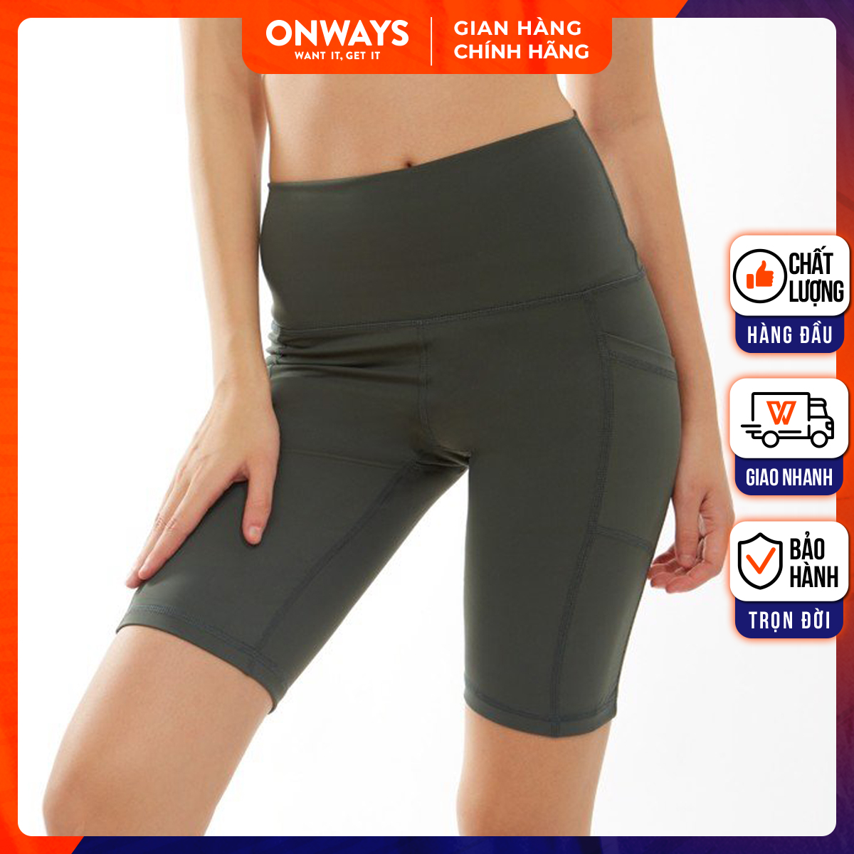 Quần Short Biker Túi Sườn ONWAYS