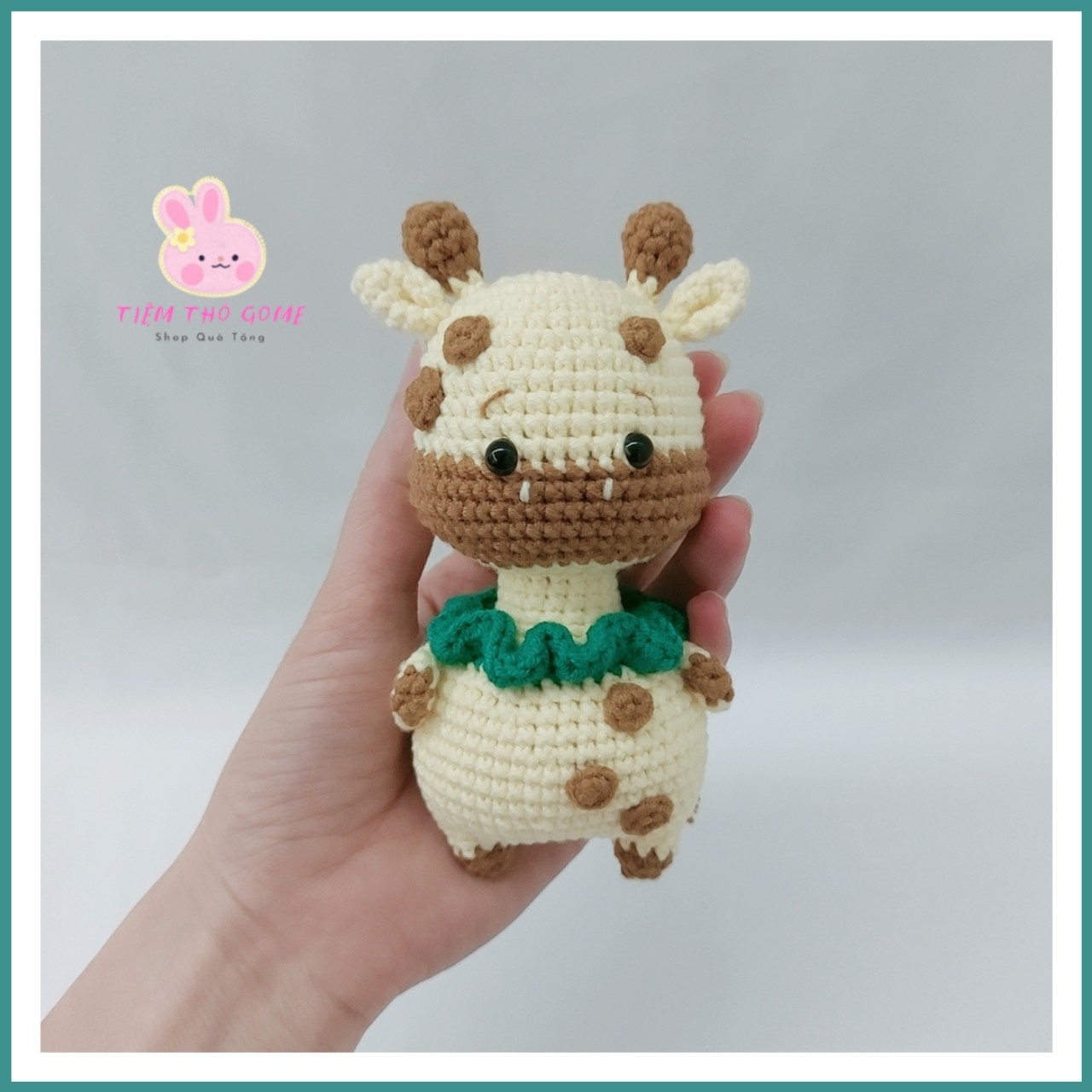 Thú len nhồi bông handmade - Hươu cao cổ