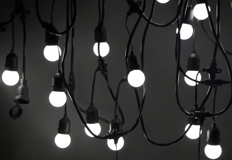 Combo 100 bóng đèn led búp chanh 1w trang trí trong nhà ngoài trời