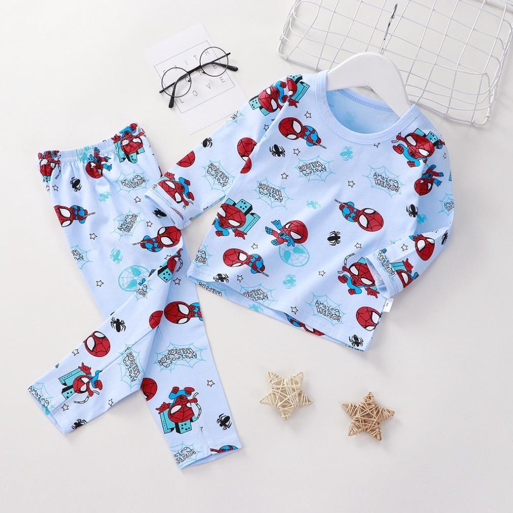 IBT34 Bộ thun tay dài thu đông(9-33kg),chất cotton thấm hút tốt