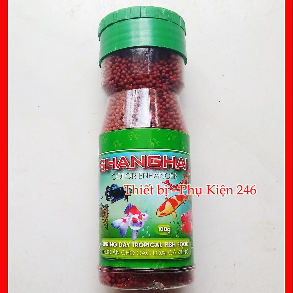 Thức ăn cá cảnh giúp Cá khỏe đẹp chai Shanghai 100gram