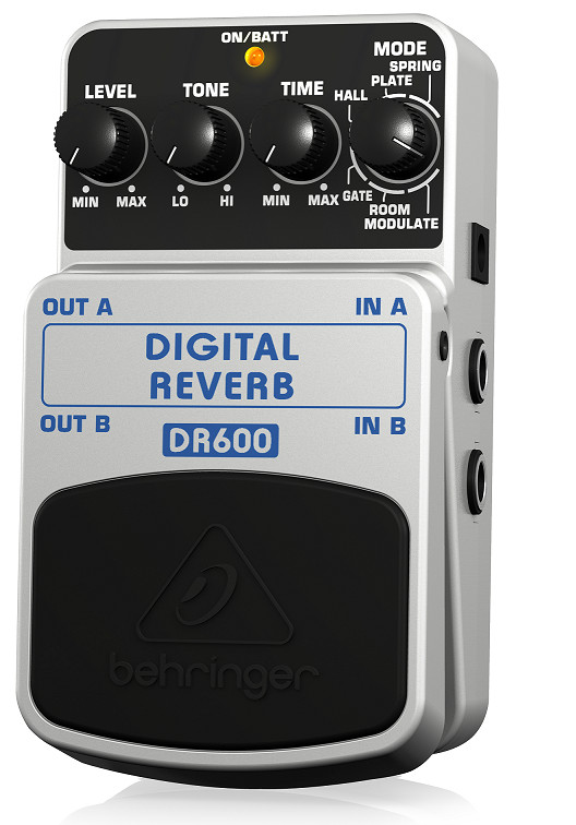 BEHRINGER DR600 - Digital Stereo Reverb Effects Pedal - PEDAL - FUZZ- Hàng chính hãng