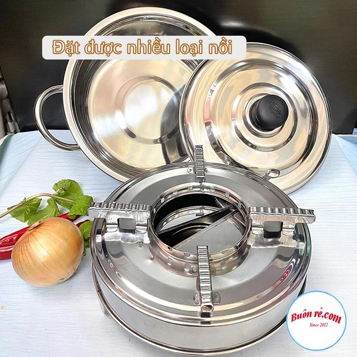 Bếp Cồn Khô Inox Mini Du Lịch Tiện Lợi - Bếp cồn lẩu nướng nhỏ gọn dễ dàng mang đi dã ngoại BR 01592