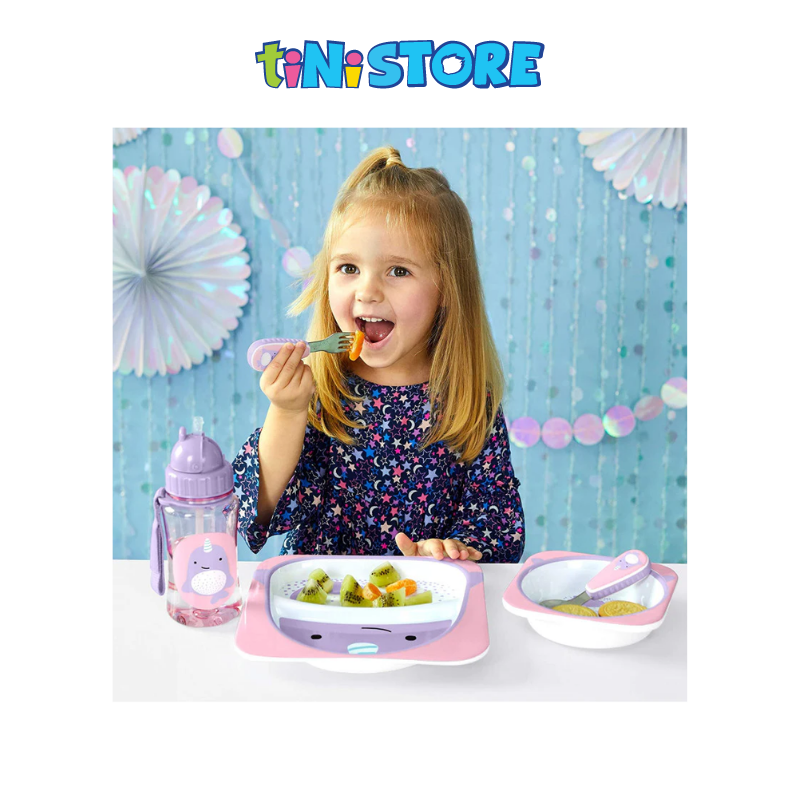 tiNiStore-Dụng cụ ăn uống cho bé Zoo Skip Hop - Kỳ lân biển 252372