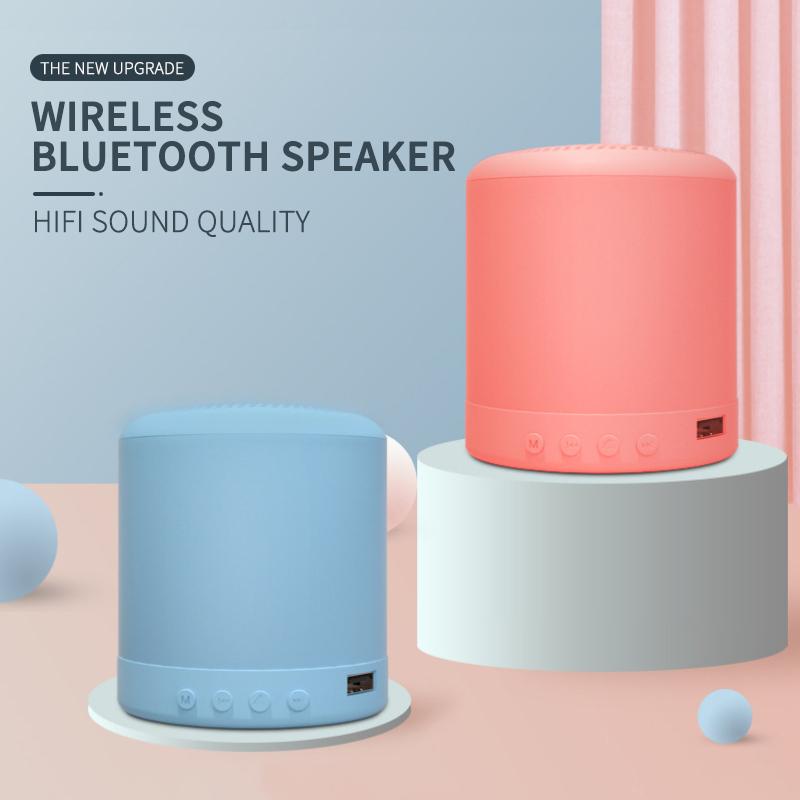 Loa mini phổ thông tương thích với Bluetooth Loa di động không dây rảnh tay cho phòng tắm Bể bơi Xe hơi Bãi biển Ngoài trời Màu sắc: hồng
