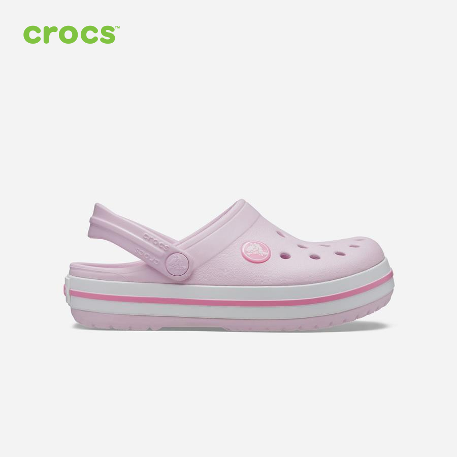 Giày lười trẻ em Crocs FW Crocband Clog Kid Ballerina Pink - 207006-6GD