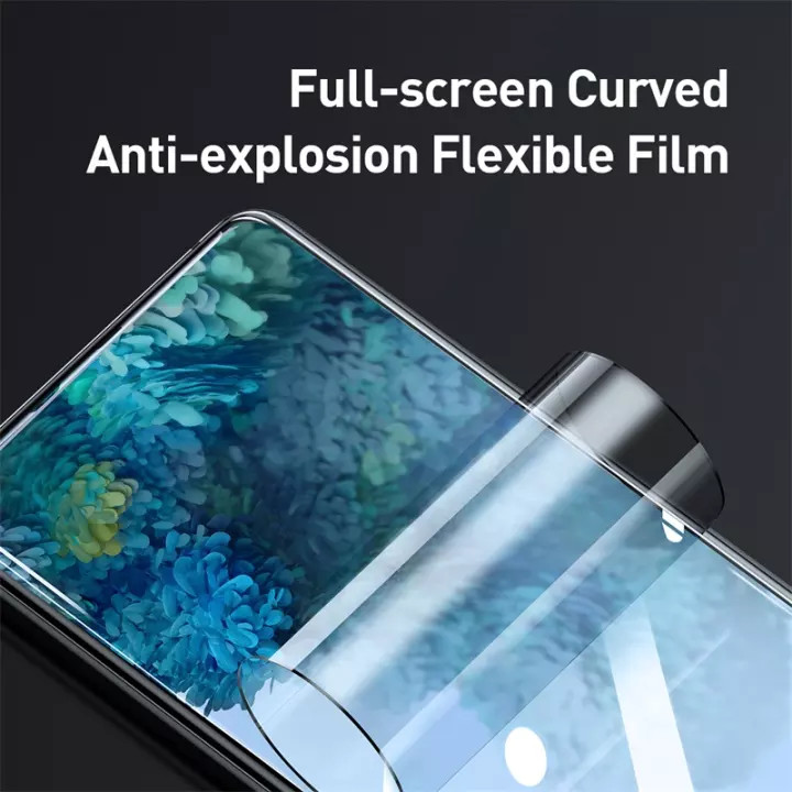 Bộ 2 Miếng dán màn hình Silicon PPF cho Samsung Galaxy S20 / S20 Plus / S20 Ultra siêu mỏng 0.15mm hiệu Baseus Soft Screen cảm ứng siêu nhạy, chống trầy, chống va đập, bảo vệ màn hình - Hàng nhập khẩu