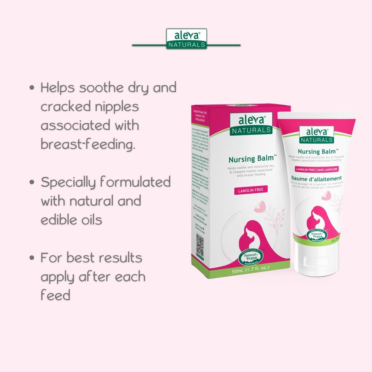 Kem làm mềm, giảm nứt nẻ và dưỡng ti cho mẹ bầu Aleva Naturals