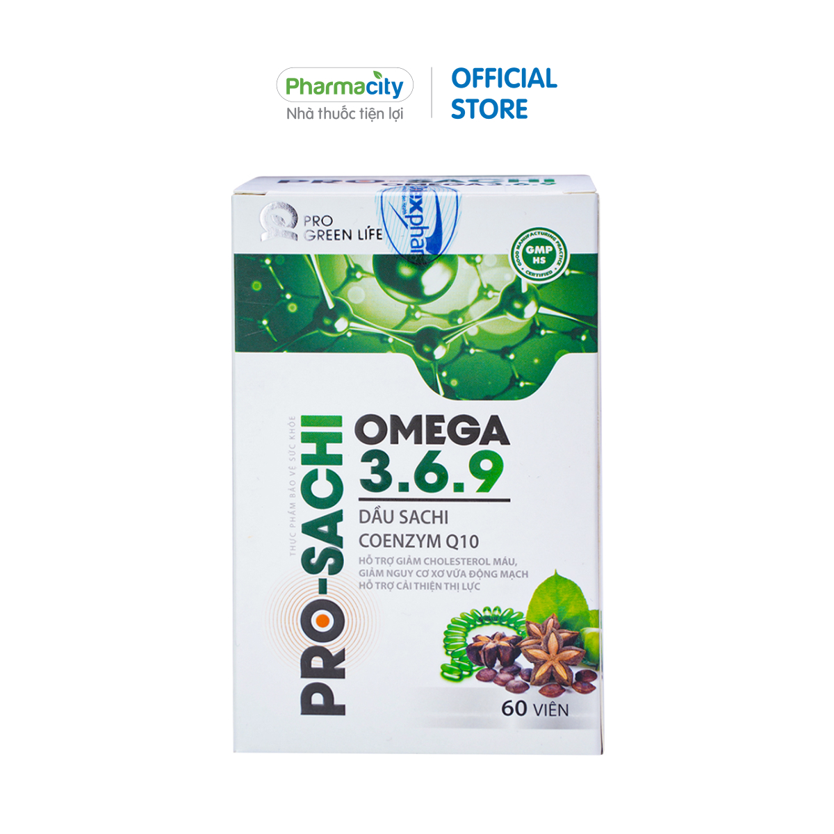 Thực phẩm bảo vệ sức khỏe Pro-sachi Omega 3.6.9
