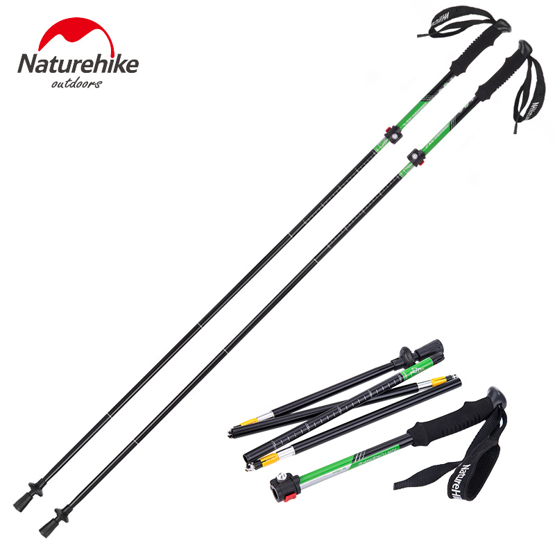 Gậy Leo Núi Trekking Gấp Gọn Naturehike NH17D009-Z Hợp Kim Nhôm 5 Khúc