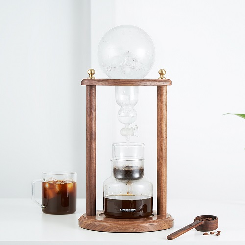 Tháp pha cà phê đá lạnh Cold drip Cafede Kona 600ml khung gỗ