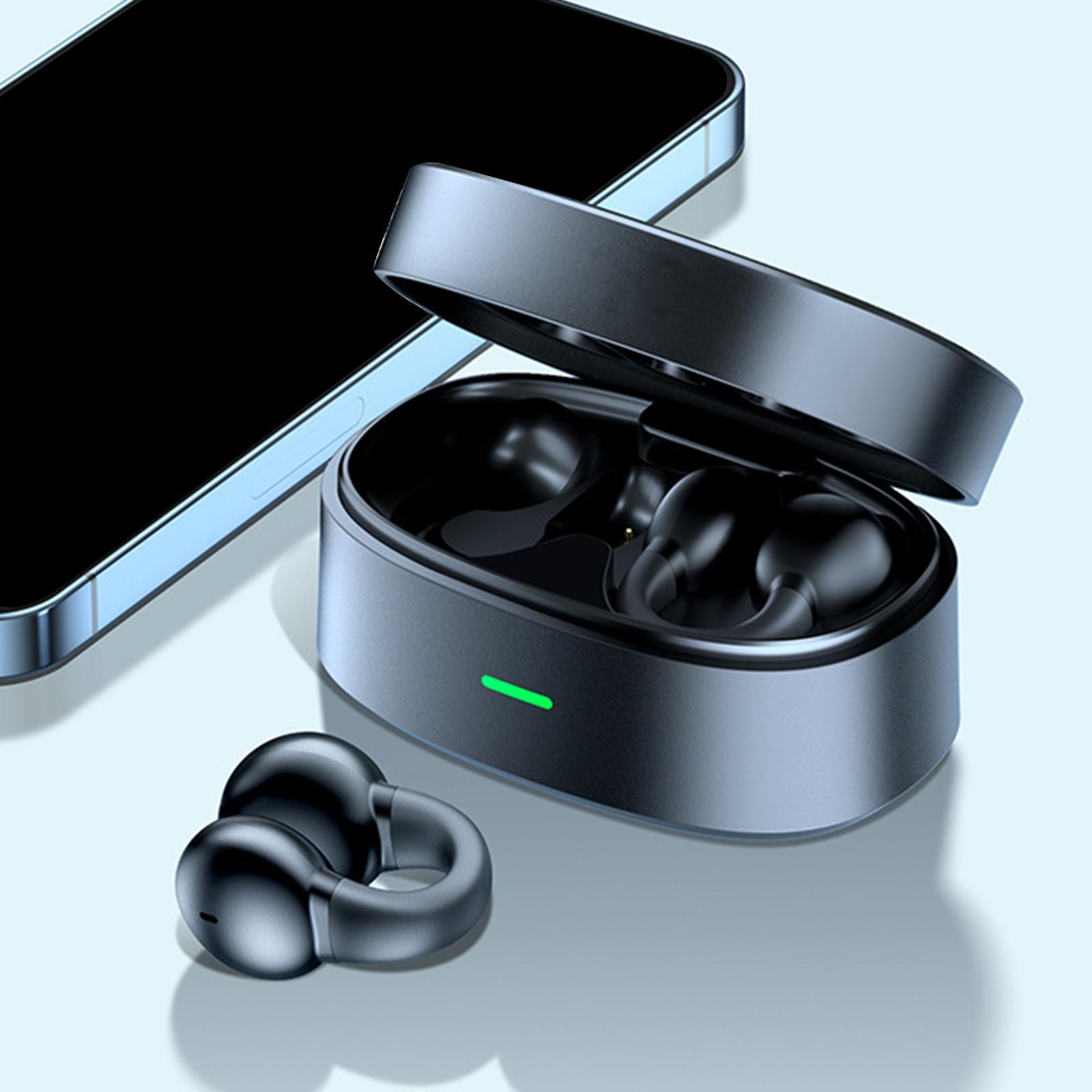 Headphones V5.3 Ear Clip wearing Ergonomic for Computer Gaming Sport