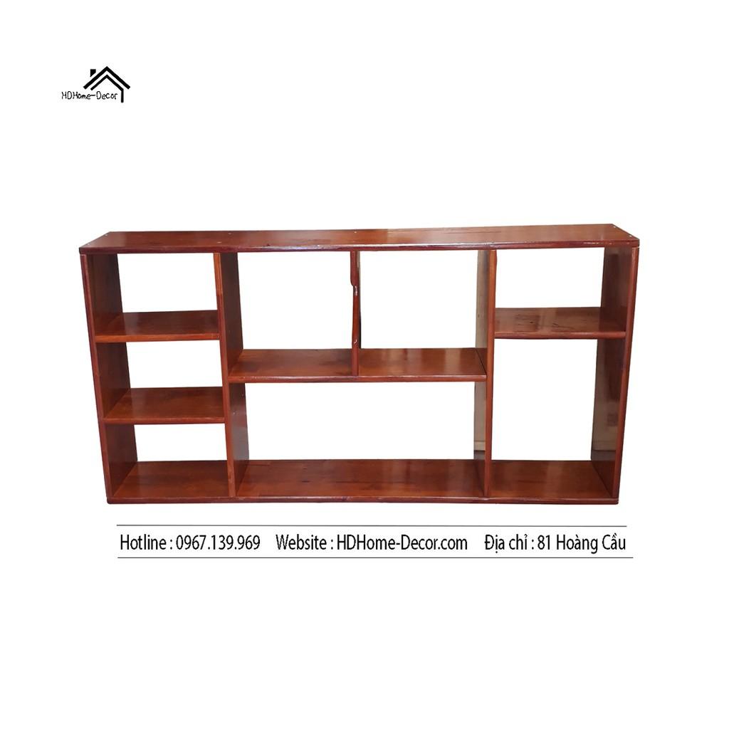 Kệ treo tường - Kệ trang trí nhà cửa phong cách Châu Âu - Gỗ cao su tự nhiên chắc chắn