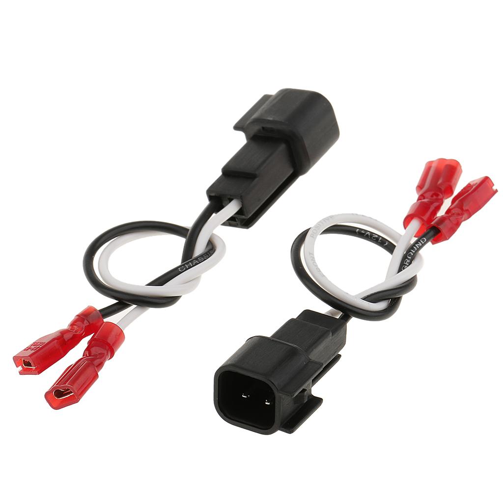 2x2 Pieces Car Audio Speaker Wire Harness Connectors for Chevy Ford Mazda