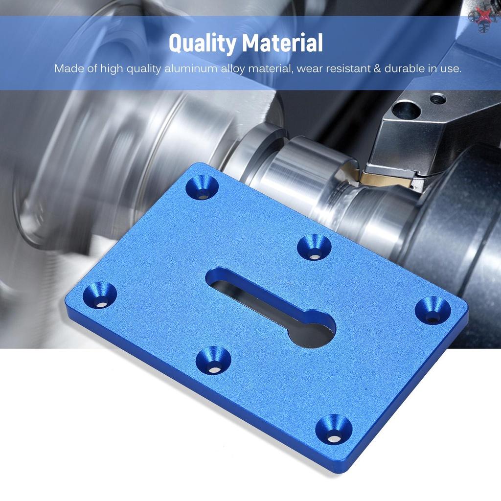 Carpenter Working Table Fixing Clamp Aluminum Alloy Clamp Plate Mounting Plate Blue