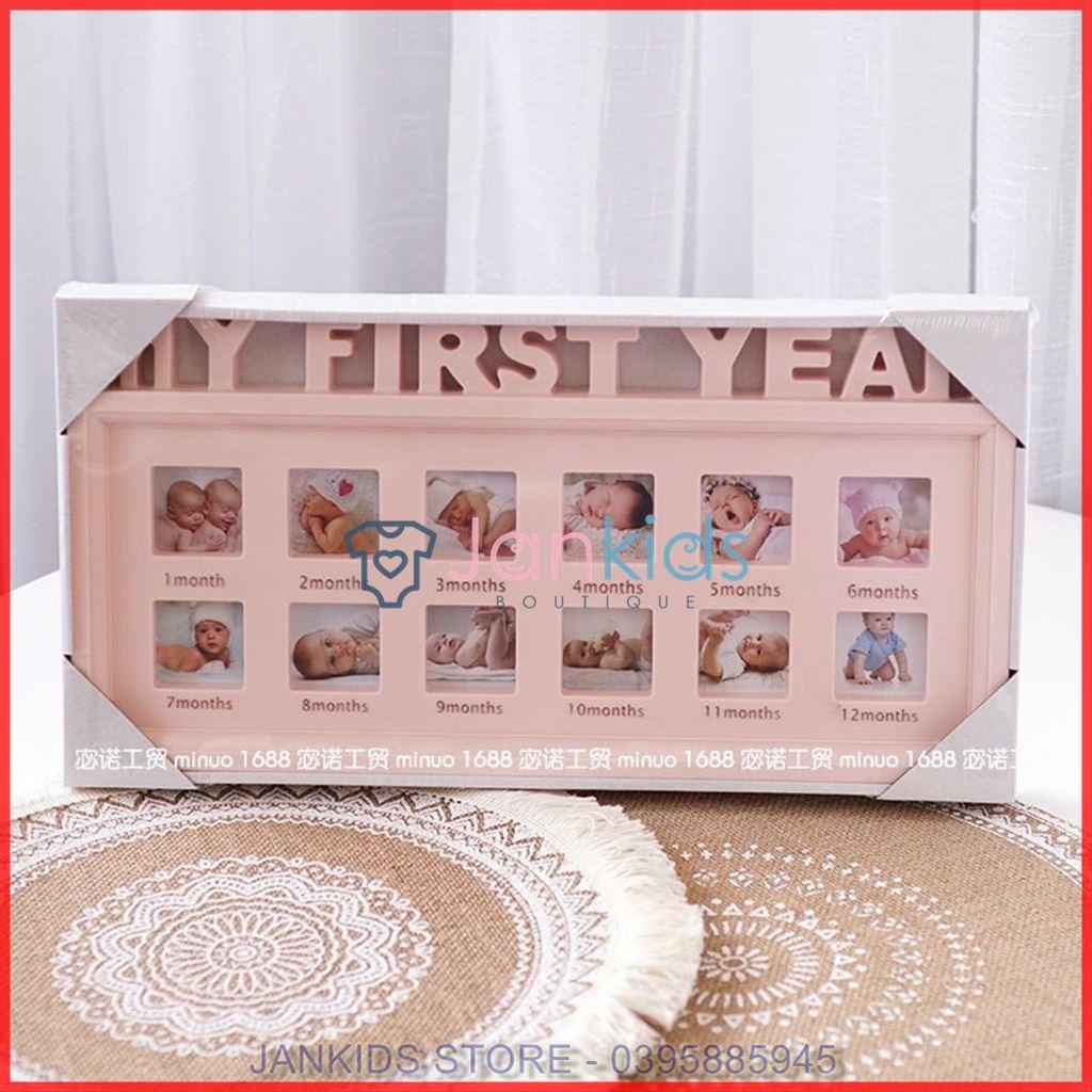 Khung ảnh lưu giữ kỉ niệm của bé từ 0 đến 12 tháng đầu tiên