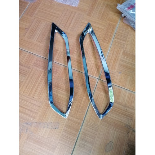 Ốp viền đèn gầm sau TOYOTA VIOS 2021 mạ crom cao cấp, bộ 2 chi tiết