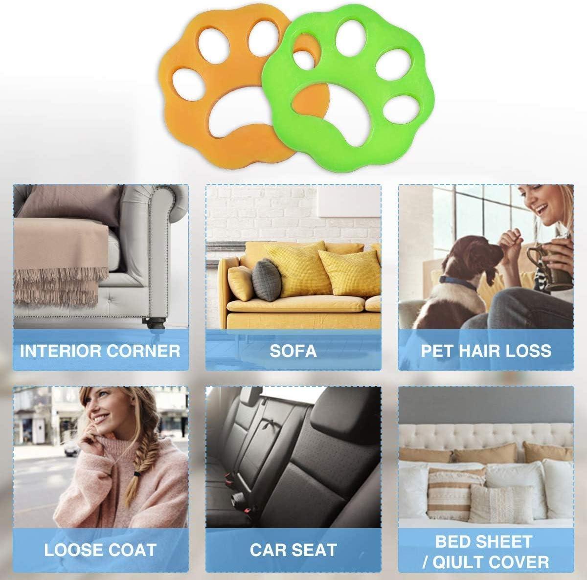 4PCCS chống bóng, công cụ làm sạch lông động vật, máy giặt tóc và cắt lông động vật dính vào quần áo của bạn