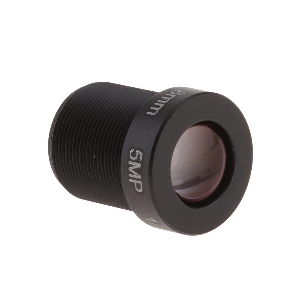 1/2.5'' HD 5mp 8mm 48 Degree Angle IR Board Lens M12 for Security IP Camera