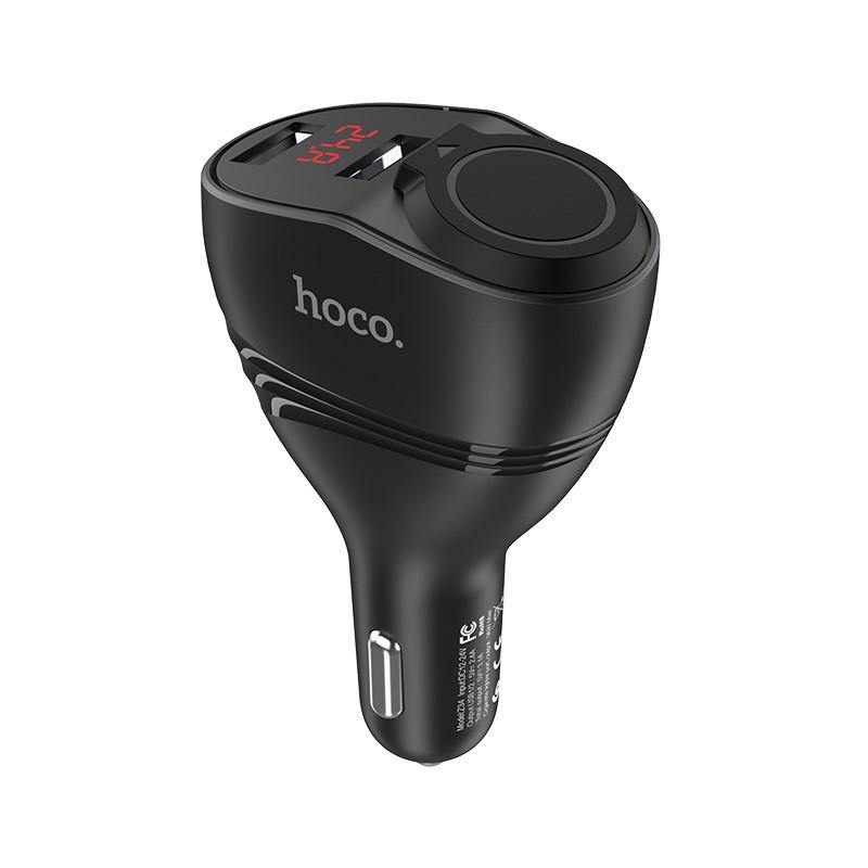 Tẩu sạc Ôtô Hoco Z34 - 2 Đầu ra 3,0A Với Màn Hình LED Thuận Tiện - Hàng Chính Hãng