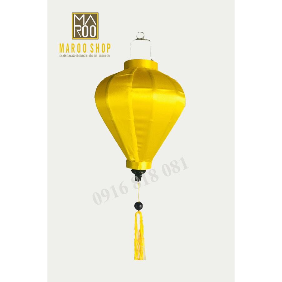 COMBO 10 đèn lồng Hội An size 30 cm vải phi bóng trang trí ngoài trời bền đẹp
