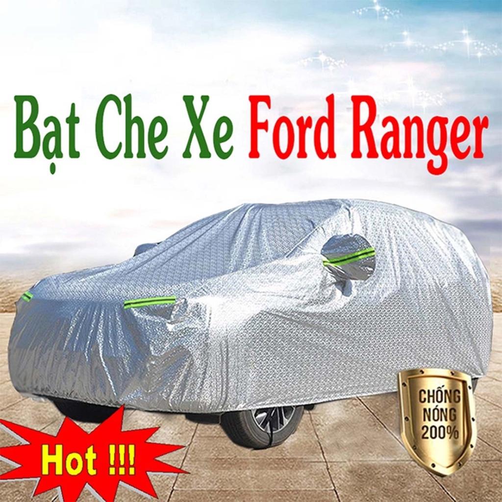 Bạt Phủ Xe Ô Tô Ford Ranger - Bạt Phủ Ô Tô Bán Tải 3 Lớp Cao Cấp Chống Mưa, Chống Nắng, Chống Cháy Loại 1